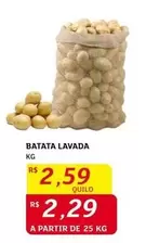 Oferta de De   - Batata Lavada por R$2,59 em Assaí Atacadista