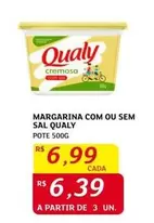 Oferta de Qualy - Margarina Com Ou Sem Sal por R$6,99 em Assaí Atacadista