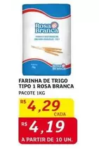 Oferta de Rosa - Farinha De Trigo Tipo 1 por R$4,29 em Assaí Atacadista