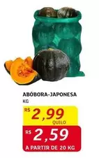 Oferta de De   - Abóbora-Japonesa por R$2,99 em Assaí Atacadista