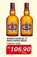 Oferta de Chivas Regal - Whisky Escoces 12 Anos por R$106,9 em Assaí Atacadista