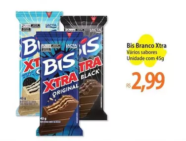 Oferta de Lacta - Bis Branco Xtra por R$2,99 em Atacadão