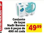 Oferta de Extra - Conjunto De Taças por R$49,99 em Extra