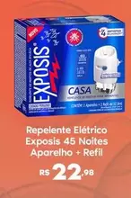 Oferta de Novo - Repelente Elétrico 45 Noites Aparelho + Refil por R$22,98 em Sam's Club