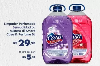 Oferta de Casa & Perfume - Limpador Perfumado Sensualidad Ou Mistero Di Amore por R$29,95 em Sam's Club