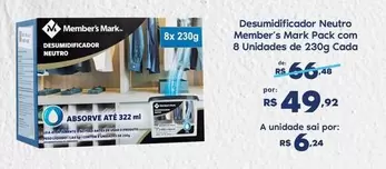 Oferta de De   - Desumidificador por R$49,92 em Sam's Club