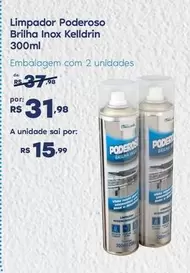 Oferta de Limpador Poderoso Brilha Inox por R$31,98 em Sam's Club