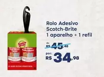 Oferta de Scotch - Rolo Adesivo -Brite 1 Aparelho + 1 Refil por R$34,98 em Sam's Club