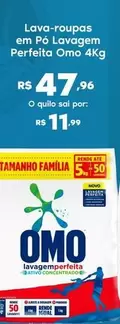 Oferta de Omo - Lava-roupas Em Pó Lavagem Perfeita por R$47,96 em Sam's Club