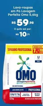 Oferta de Omo - Lava-roupas Em Pó Lavagem Perfeita por R$59,98 em Sam's Club