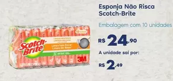 Oferta de Scotch Brite - Esponja Nao Risca por R$24,9 em Sam's Club