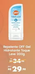 Oferta de Off - Repelente Gel Hidratante Toque por R$29,98 em Sam's Club