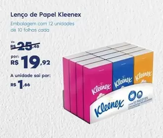 Oferta de Kleenex - Lenço De Papel por R$19,92 em Sam's Club