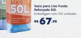 Oferta de Saco Para Lixo Fundo Reforçado por R$67,98 em Sam's Club