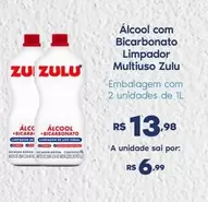 Oferta de Zulu - Álcool Bicarbonato Limpador Multiuso por R$13,98 em Sam's Club