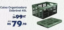 Oferta de Caixa Organizadora 45l por R$79,98 em Sam's Club