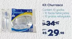 Oferta de Kit Churrasco por R$29,98 em Sam's Club