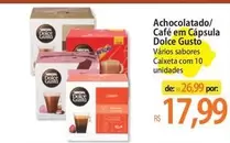 Oferta de Dolce Gusto - Achocolatado/café Em Capsula por R$17,99 em Atacadão