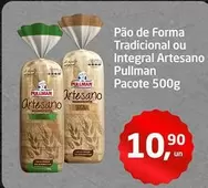 Oferta de Pullman - Pão De Forma Tradicional Ou Integral Artesano por R$10,9 em Tenda Atacado