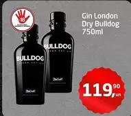 Oferta de Bulldog - Gin London Dry por R$119,9 em Tenda Atacado