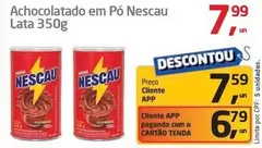 Oferta de Nescau - Achocolatado Em Pó Lata por R$7,99 em Tenda Atacado