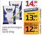 Oferta de Italac - Leite Em Pó Integral por R$14,3 em Tenda Atacado