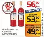 Oferta de Campari - Aperitivo Bitter por R$56,9 em Tenda Atacado