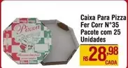 Oferta de Pacote - Caixa Para Pizza Far Corr N°35 por R$28,98 em Max Atacadista