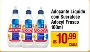 Oferta de Adocyl - Adoçante Líquido Com Sucralose por R$10,99 em Max Atacadista