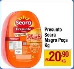 Oferta de Seara - Presunto Magro Peça por R$20,9 em Max Atacadista