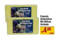 Oferta de Mil - Esponja Automotiva Mil Milhas por R$4,9 em Max Atacadista