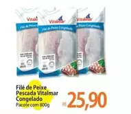 Oferta de Vitalmar - Filé De Peixe Pescada Congelado por R$25,9 em Atacadão