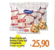 Oferta de Costa sul - Peixe Cação Em Postas Congelado por R$25,9 em Atacadão