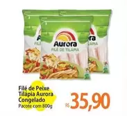 Oferta de Aurora - Filé De Peixe Tilápia por R$35,9 em Atacadão