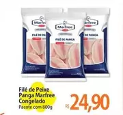 Oferta de De   - Filé De Peixe Panga Congelado por R$24,9 em Atacadão