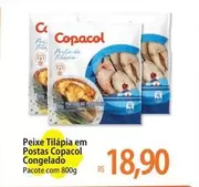 Oferta de Copacol - Peixe Tilápia Em Postas Congelado por R$18,9 em Atacadão