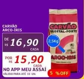 Oferta de Arco Iris - Carvão Arco-iris por R$16,9 em Assaí Atacadista