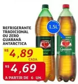 Oferta de Antarctica - Refrigerante Tradicional Ou Zero Guaraná por R$4,89 em Assaí Atacadista