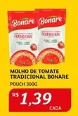 Oferta de Bonare - Molho De Tomate Tradicional por R$1,39 em Assaí Atacadista