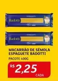 Oferta de Badotti - Macarrão De Semola Espaguete por R$2,25 em Assaí Atacadista