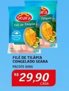 Oferta de Seara - Filé De Tilápia Congelado por R$29,9 em Assaí Atacadista