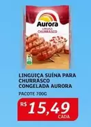 Oferta de Aurora - Linguiça Suína Para Churrasco Congelada por R$15,49 em Assaí Atacadista