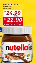 Oferta de Nutella - Creme De Avelã por R$24,9 em Assaí Atacadista