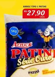 Oferta de Ouro - Arroz Tipo 1 Patini por R$27,9 em Assaí Atacadista