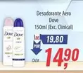 Oferta de Dove - Desodorante Aero por R$14,9 em Supermercados BH