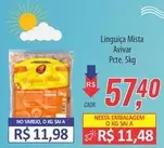 Oferta de Avivar - Linguiça Mista por R$57,4 em Supermercados BH