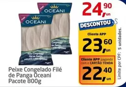 Oferta de Fill - Peixe Congelado Filé De Panga por R$24,9 em Tenda Atacado