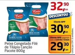 Oferta de Canção - Peixe Congelado File De Tilapia por R$32,9 em Tenda Atacado