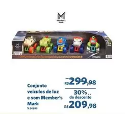 Oferta de Member's Mark - Conjunto Veiculos De Luz E Som por R$209,98 em Sam's Club