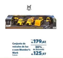 Oferta de Member's Mark - Conjunto De Veiculos De Luz E Som por R$125,97 em Sam's Club